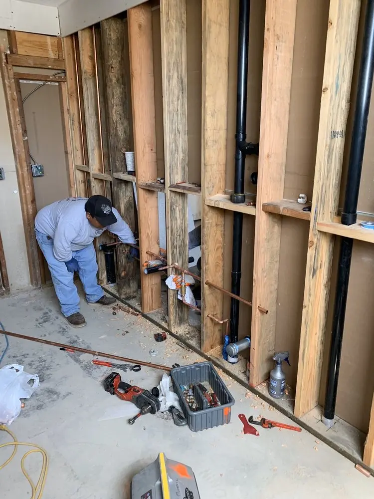 Commercial rough-in plumbing for Water Heater Replacement in Penns Park